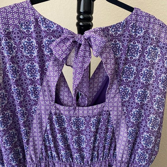 Lane Bryant, Purple Long Spring Dress with slits, Size 22/24 - Picture 5 of 10